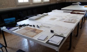 Fig. 1. Working session at V&A Clothworkers' Centre