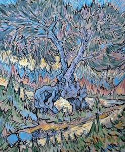 Harris, Tomas, 1908-1964; Two Olive Trees Grown Together